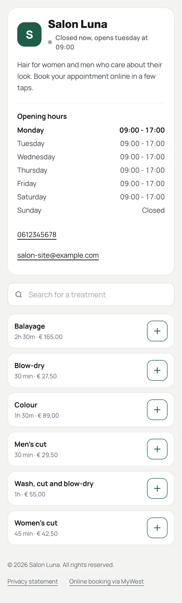 Vlastni rezervacni stranka bez webu: Nejdriv rezervace